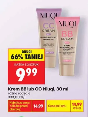 Krem CC Niuqi promocja w Biedronka