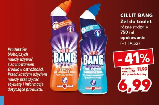Żel do toalet Cillit Bang promocja w Kaufland