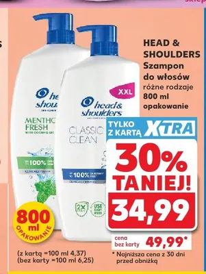 Szampon do włosów Head & Shoulders promocja w Kaufland