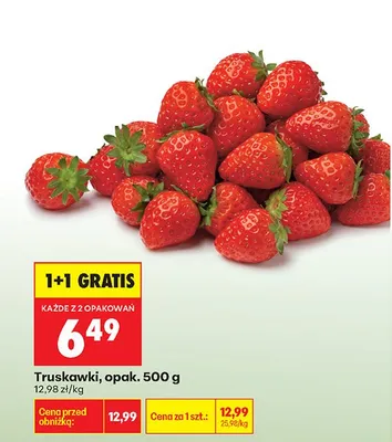 Truskawki promocja w Biedronka