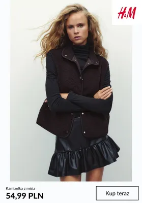 Kamizelka z misia H & M promocja w H&M