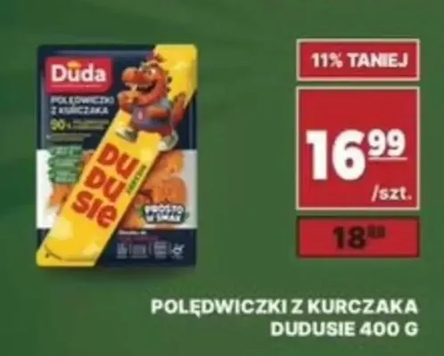 Polędwiczki z kurczaka Dudusie Duda promocja w API Market