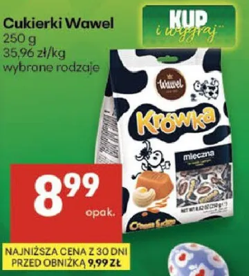 Cukierki wybrane rodzaje promocja w Delikatesy Centrum
