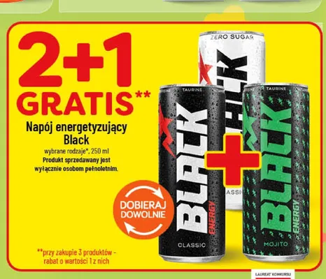 Napój energetyzujący Black Classic promocja w POLOmarket