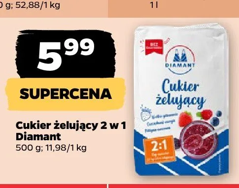 Cukier żelujący 2 w 1 Diamant promocja w Netto