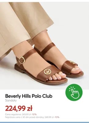 Sandały Beverly Hills Polo Club promocja w eobuwie.pl