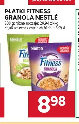 Płatki Fitness Granola Nestlé promocja w Stokrotka