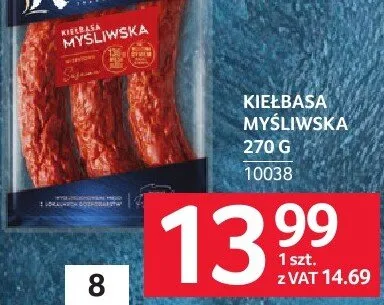 Kiełbasa myśliwska promocja w Selgros