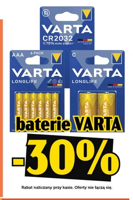 Baterie Varta promocja w TOPAZ