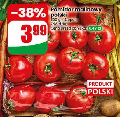 Pomidor malinowy polski promocja w Dino