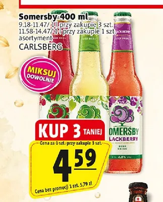 Piwo Somersby promocja w Prim Market