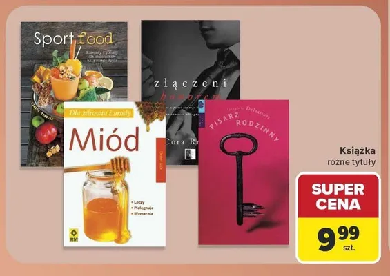 Książka Sport food promocja w Carrefour
