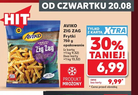 Frytki Zig Zag Aviko promocja w Kaufland