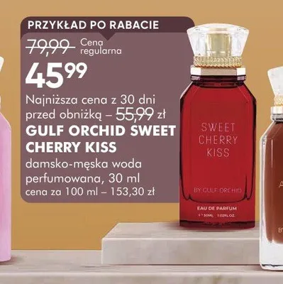 Woda perfumowana damsko-męska Gulf Orchid Sweet Cherry Kiss promocja w Super-Pharm