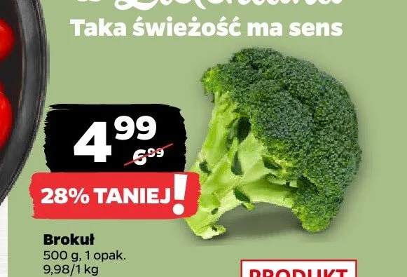 Brokuł promocja w Netto