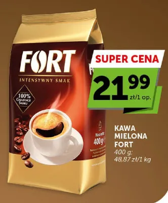 Kawa mielona Fort promocja w Groszek