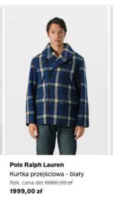 Kurtka przejściowa Polo Ralph Lauren biała promocja w Lounge by Zalando
