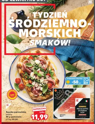 Szynka parmeńska w plastrach K-Gold Edition promocja w Kaufland