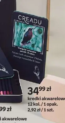 Kredki akwarelowe Creadu 12 kol. promocja w Empik