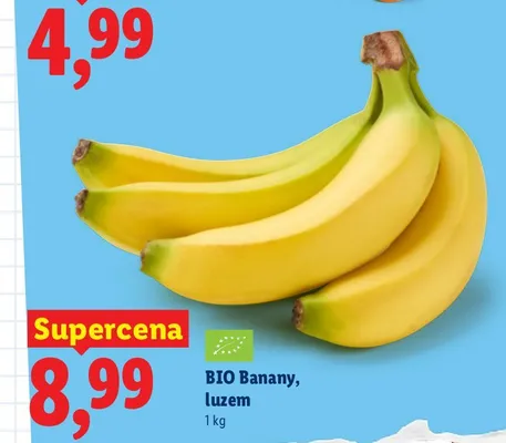 Banany BIO luzem promocja w Lidl