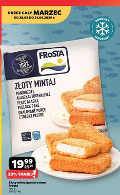 Złoty mintaj panierowany promocja w Netto