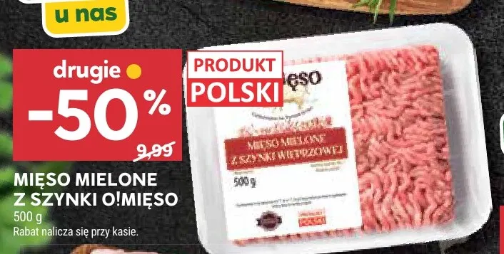 Mięso mielone z szynki O!Mięso promocja w Stokrotka