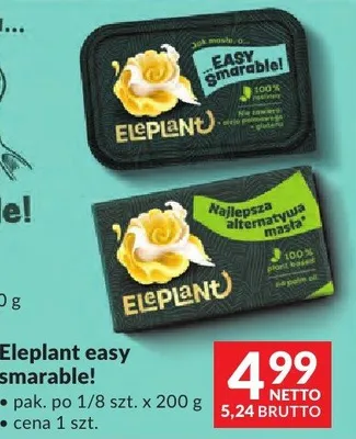 Eleplant easy smarable! masło roślinne promocja w Makro
