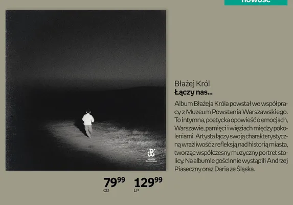 Płyta winylowa Błażej Król Łączy nas... promocja w Empik