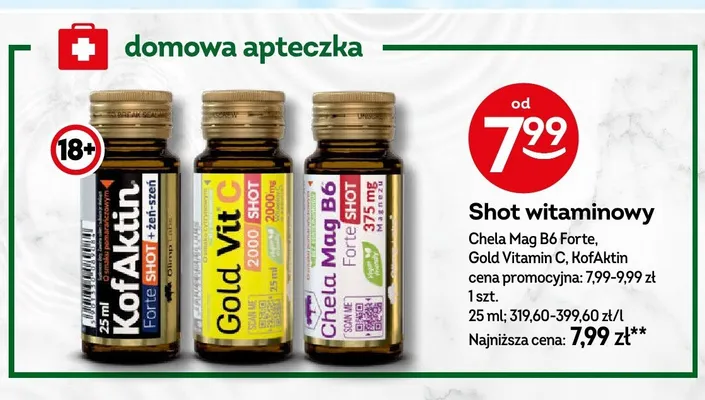 Shot witaminowy Chela Mag B6 Forte promocja w Żabka
