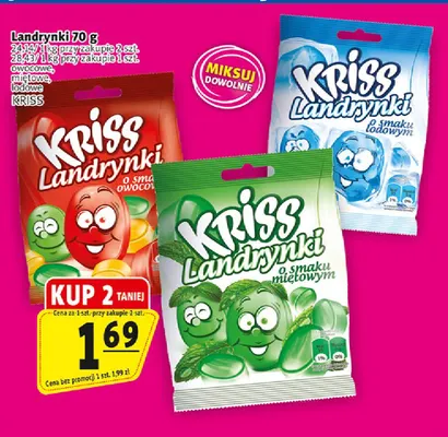 Landrynki owocowe Kriss promocja w Prim Market