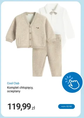 Komplet chłopięcy ocieplany Cool Club promocja w Smyk
