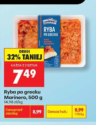 Ryba po grecku Marinero promocja w Biedronka