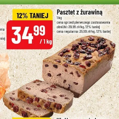 Pasztet z żurawiną promocja w POLOmarket
