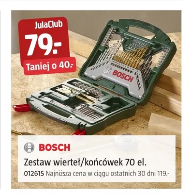 Zestaw wierteł i końcówek BOSCH promocja w Jula