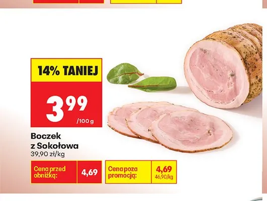 Boczek z Sokołowa promocja w Biedronka