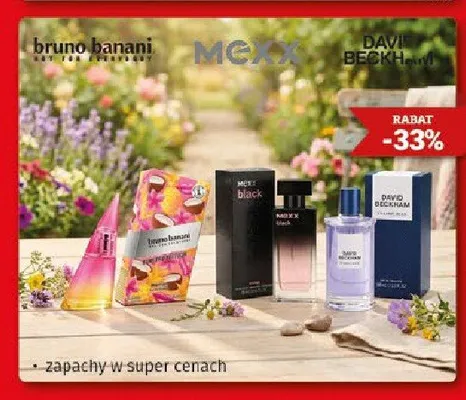 Zapachy Bruno Banani Mexx David Beckham promocja w Drogeria Kosmyk
