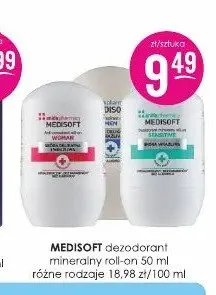 Dezodorant roll-on Medisoft promocja w Drogerie Jasmin