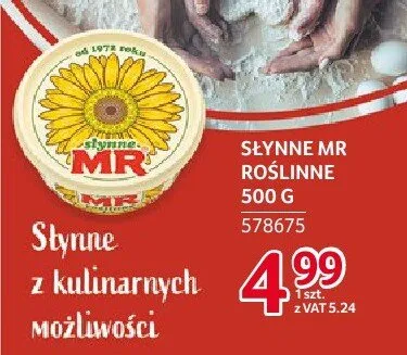 Słynne MR Roslinne 500g promocja w Selgros