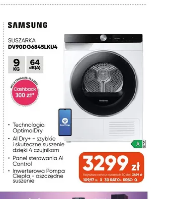 Suszarka DV90DG6845LKU4 Samsung promocja w Max Elektro
