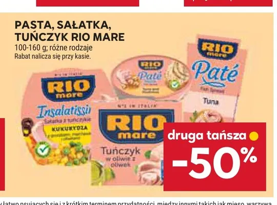 Tuńczyk w oliwie z oliwek Rio Mare promocja w Stokrotka