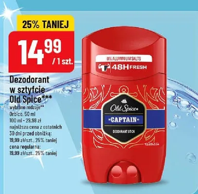 Dezodorant w sztyfcie promocja w POLOmarket