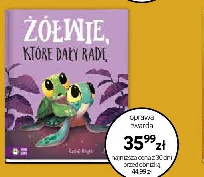 Książka Żółwie, które dały radę oprawa twarda promocja w Dzień Dziecka