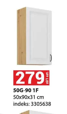 Szafka kuchenna 50 g-90 1F 50x90x31 cm promocja w Merkury Market