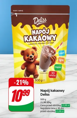 Napój kakaowy promocja w Dino