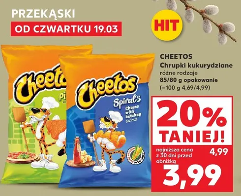 Chrupki kukurydziane różne rodzaje promocja w Kaufland