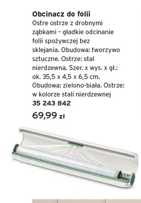 Obcinacz do folii promocja w Tchibo