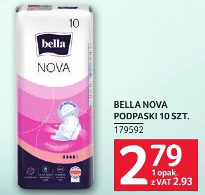 Podpaski Bella Nova 10 szt. promocja w Selgros