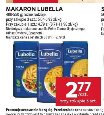 Makaron Lubella Orkisz Świderki promocja w Stokrotka