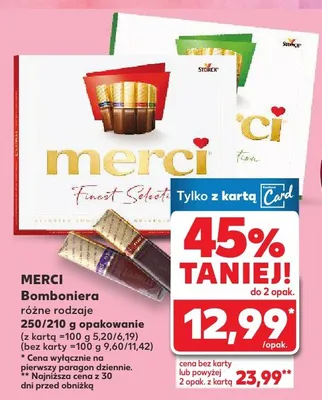 Bombonierka Finest Selection promocja w Kaufland