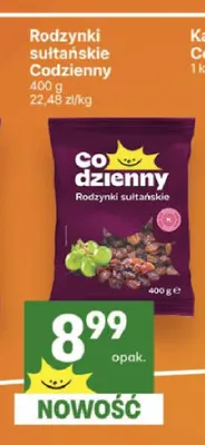 Rodzynki sułtańskie Codzienny promocja w Delikatesy Centrum